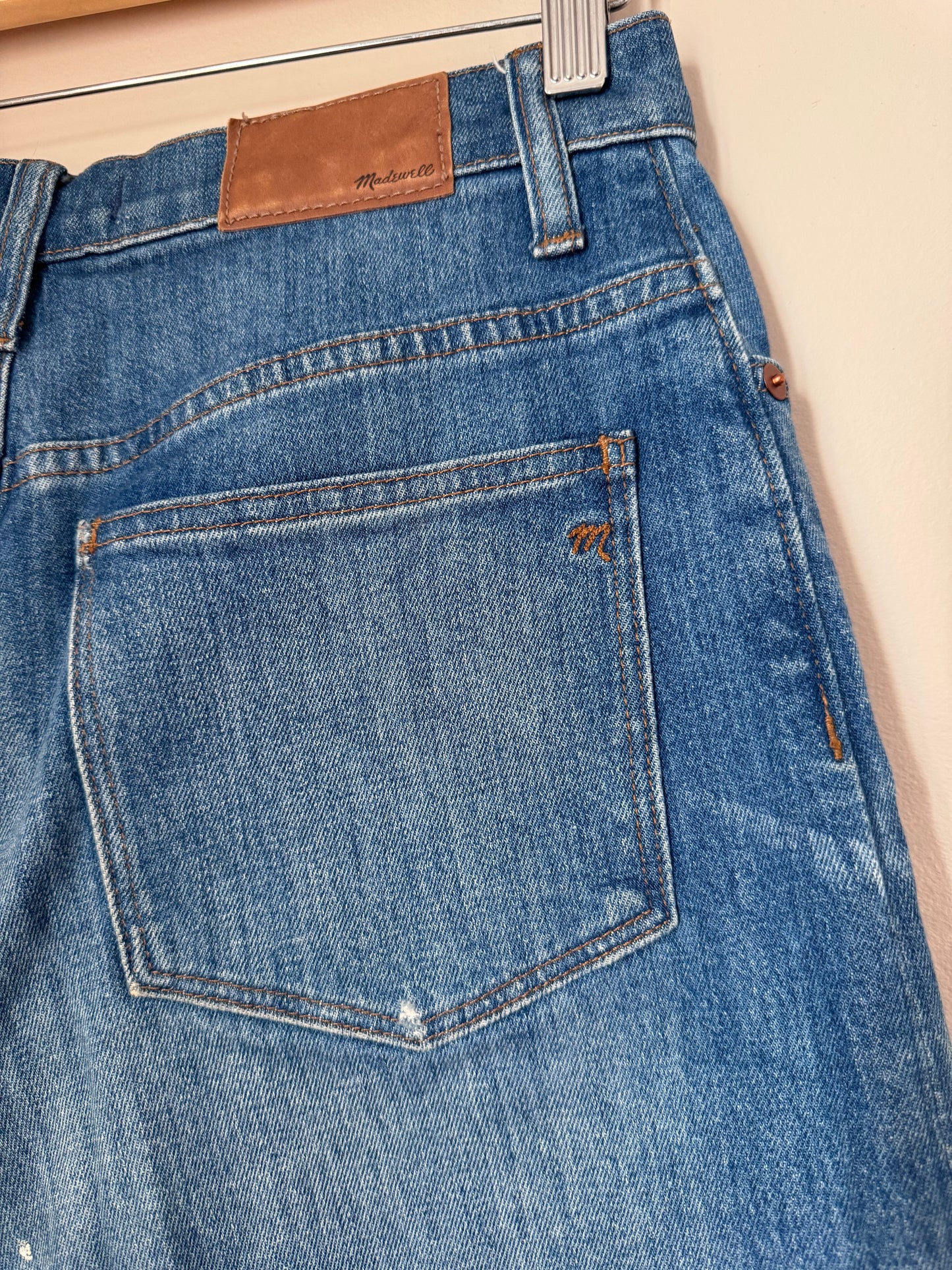 Madewell Wide Leg Crop Jeans WAIST 26/27