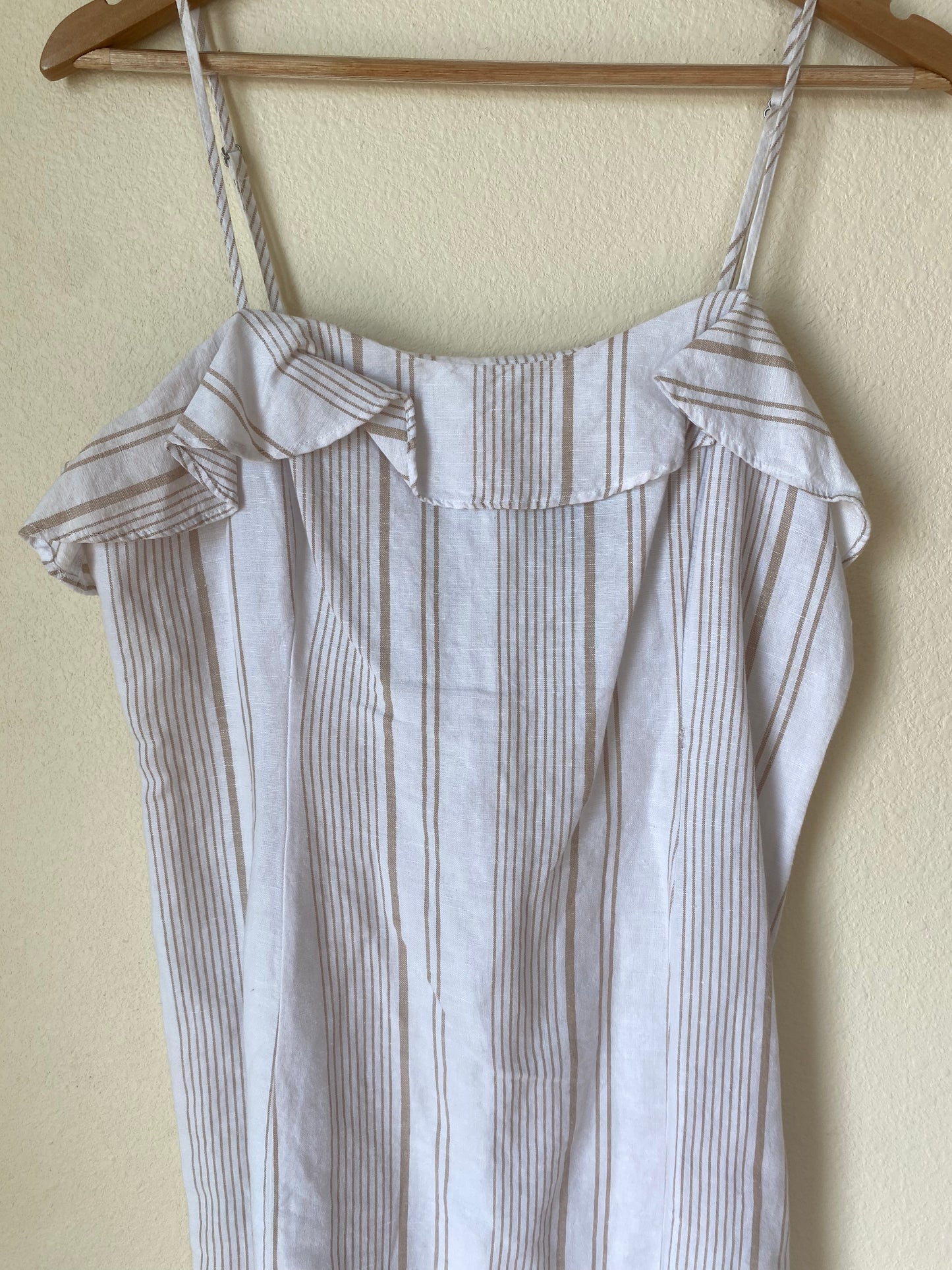 Mini Striped Linen Dress