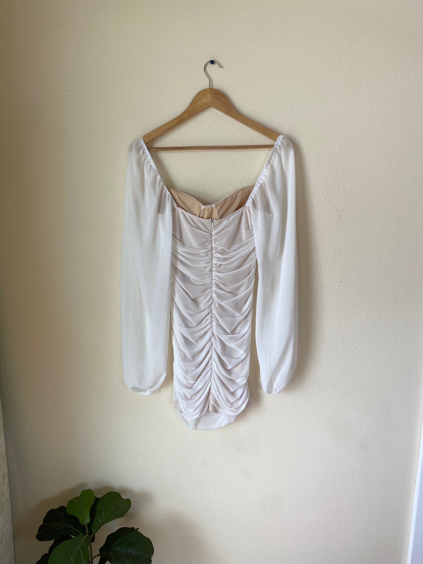 White Lacey Bralette Dress