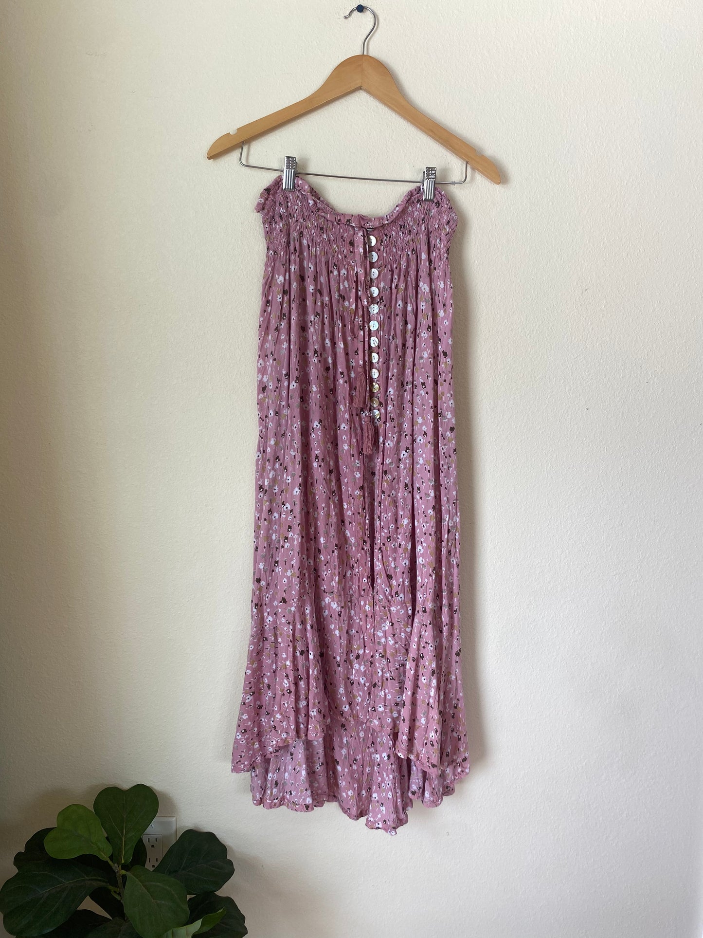 Purple Princess Floral Skirt