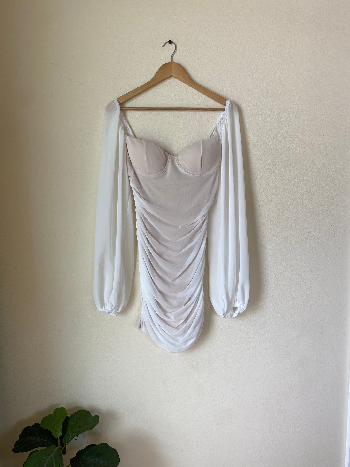 White Lacey Bralette Dress