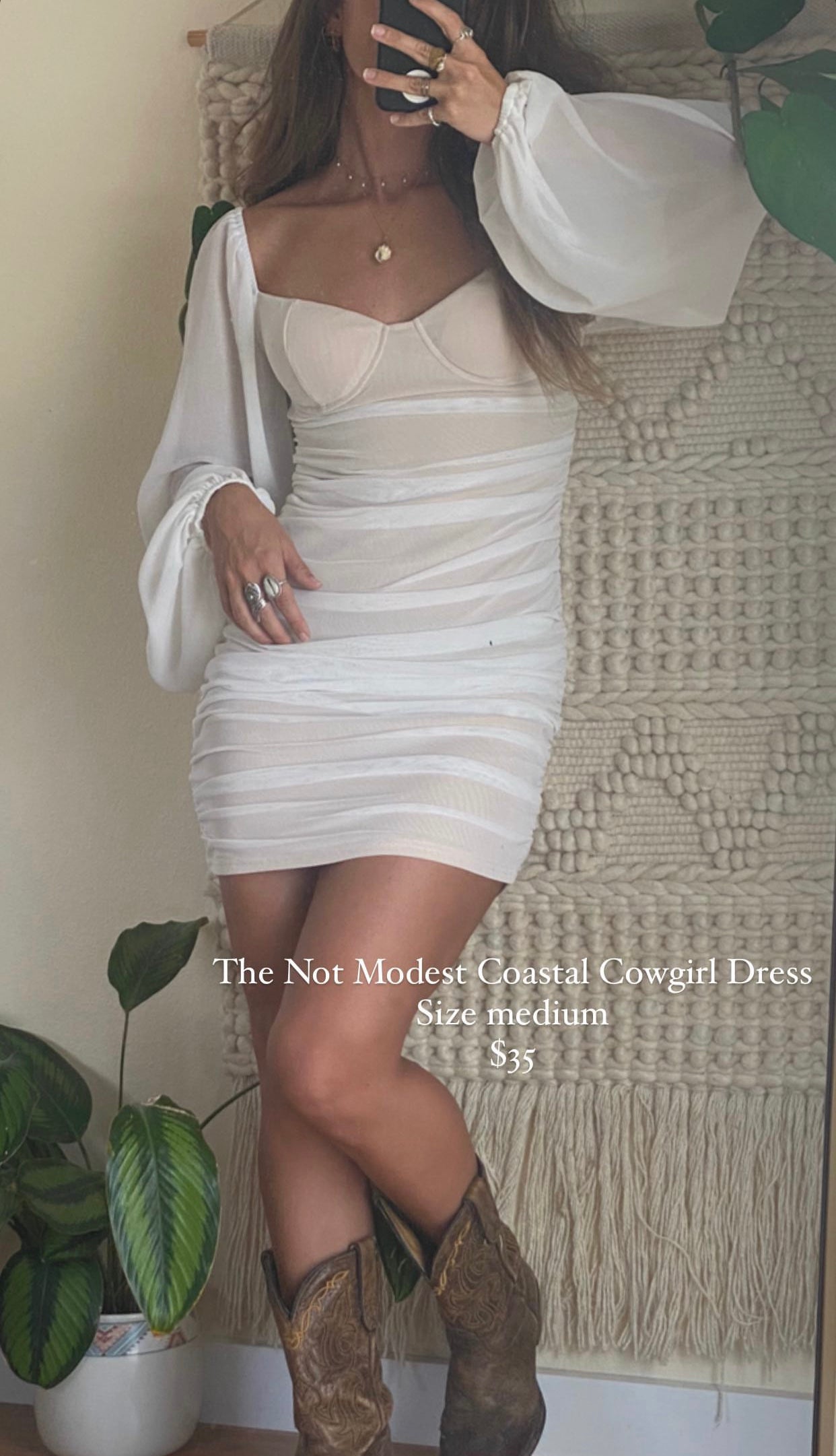 White Lacey Bralette Dress