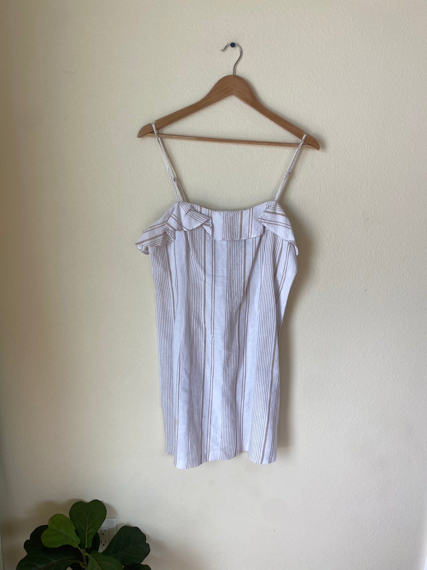 Mini Striped Linen Dress