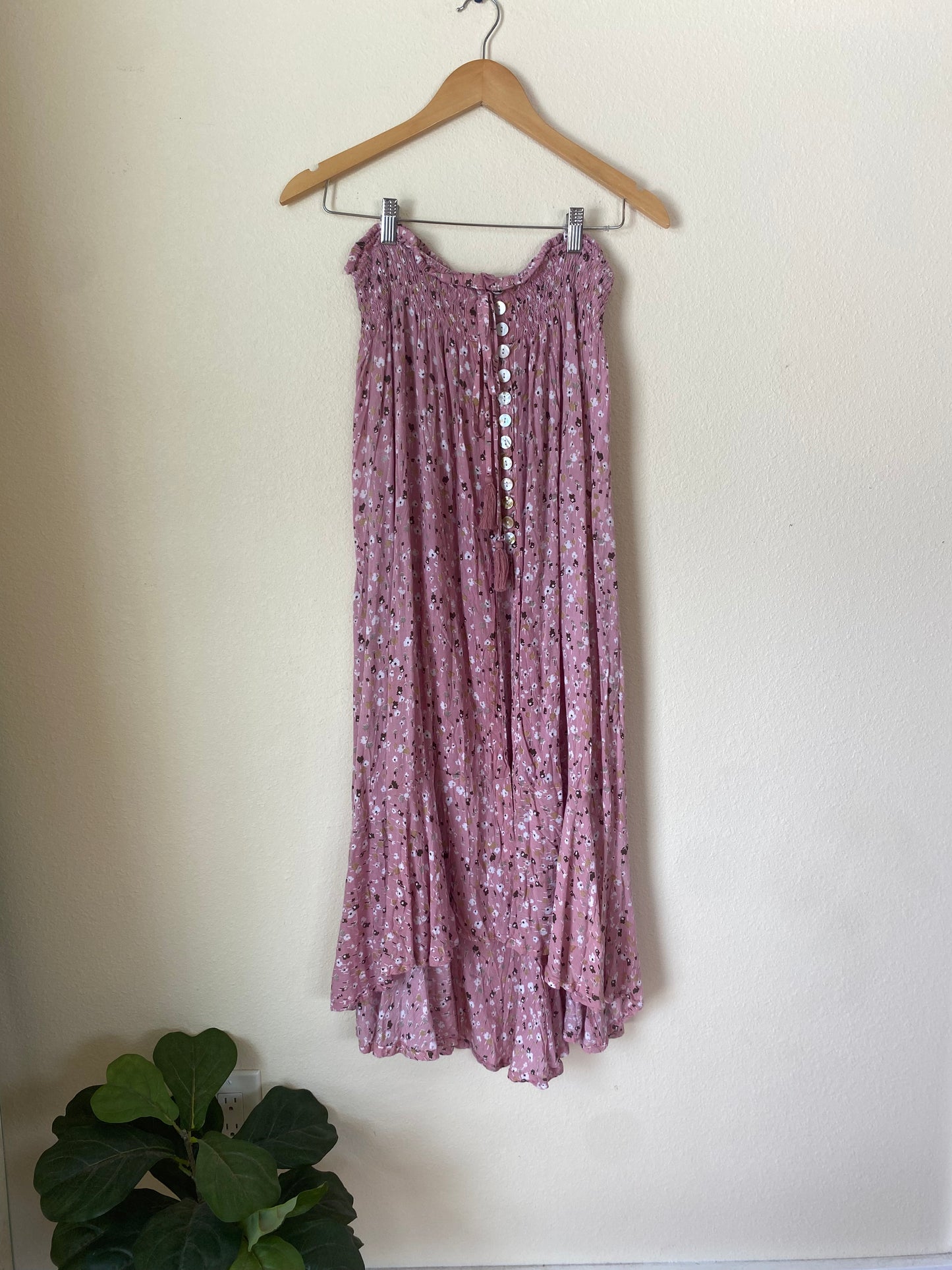Purple Princess Floral Skirt
