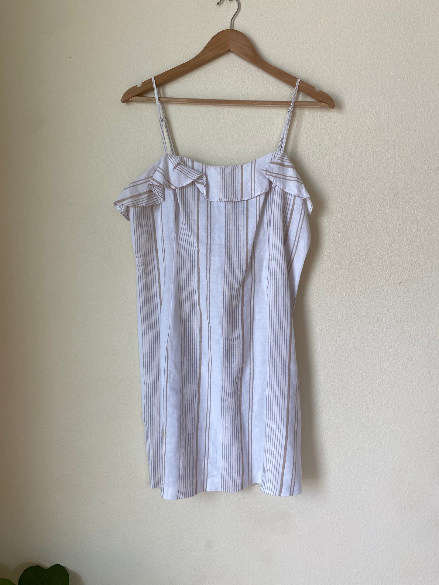Mini Striped Linen Dress