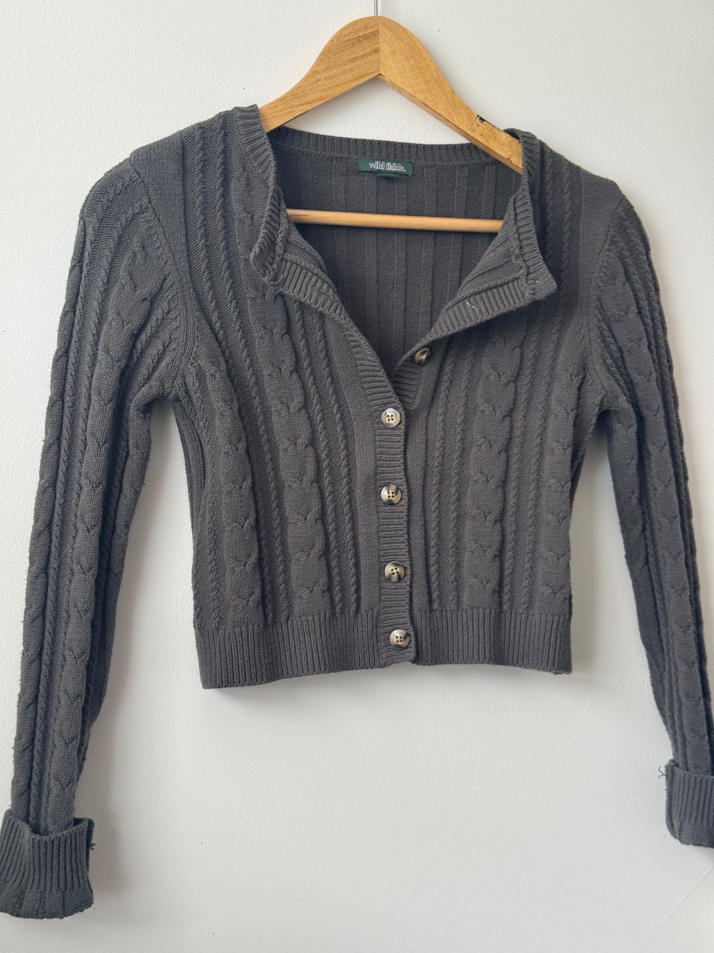 Knit Button Up Sweater SIZE SMALL