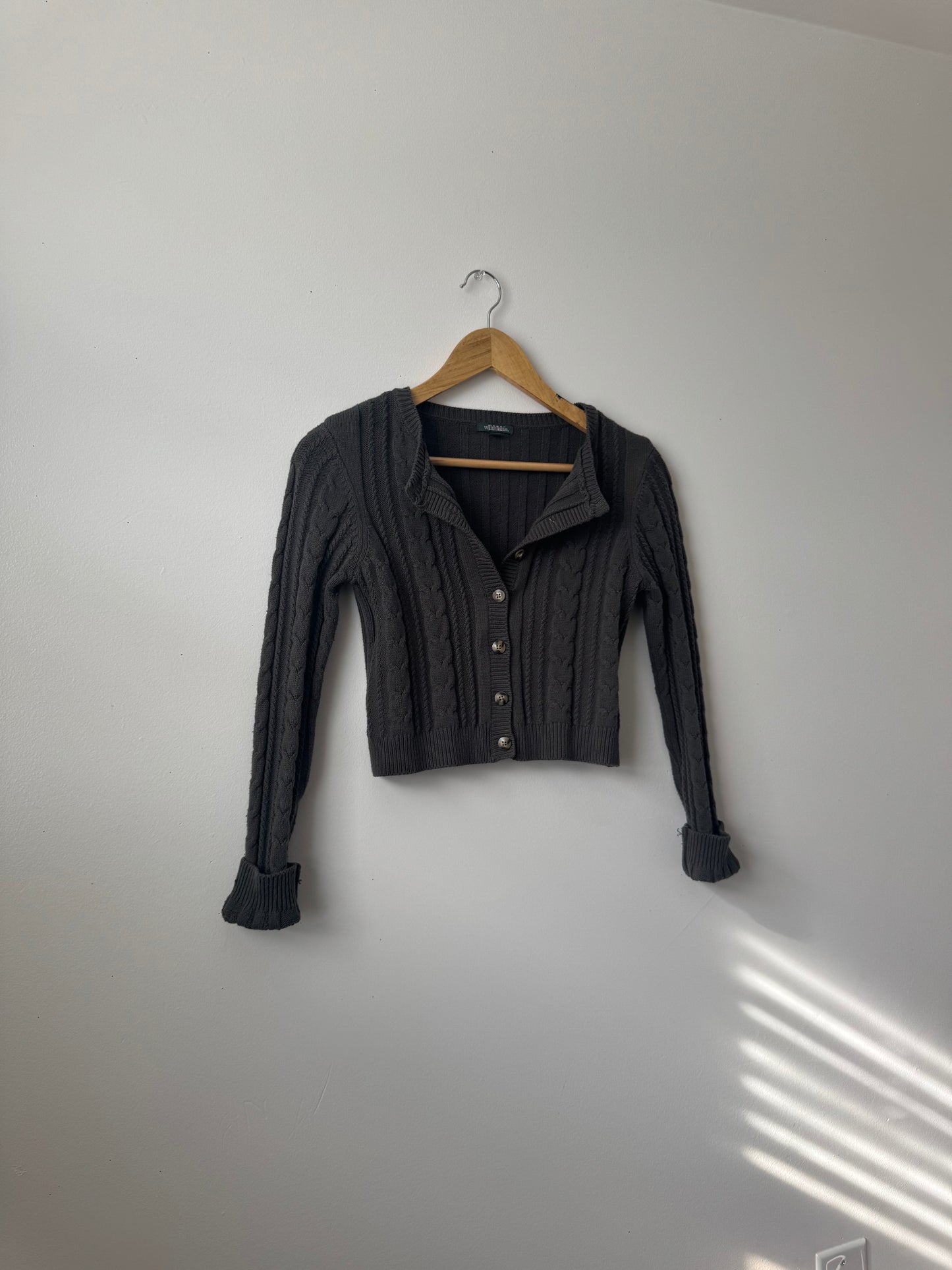 Knit Button Up Sweater SIZE SMALL