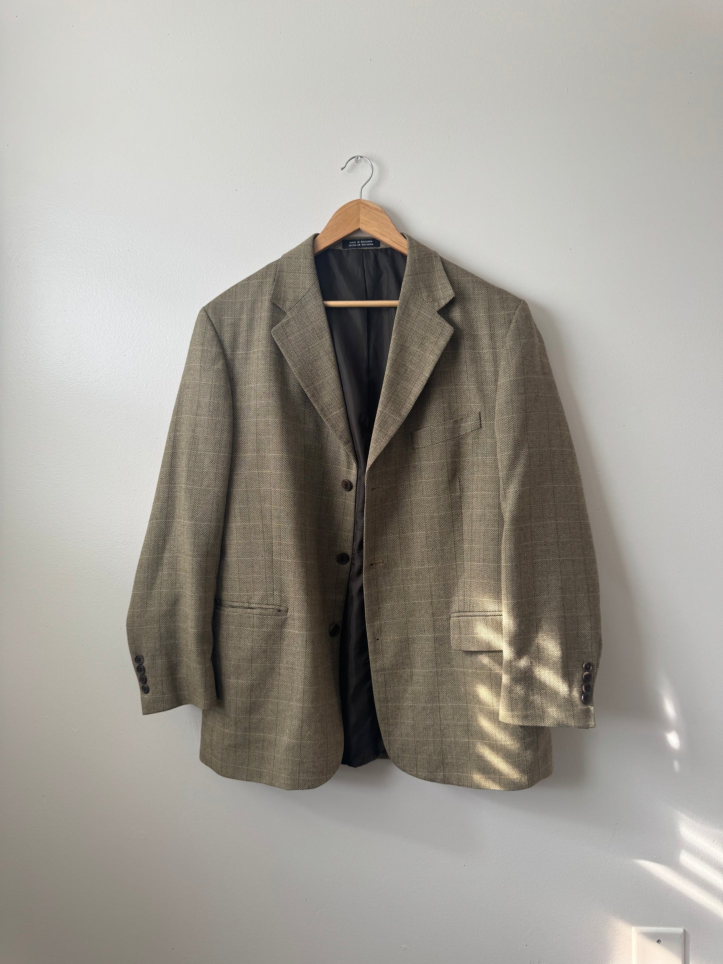 Plaid Vintage Blazer SIZE LARGE