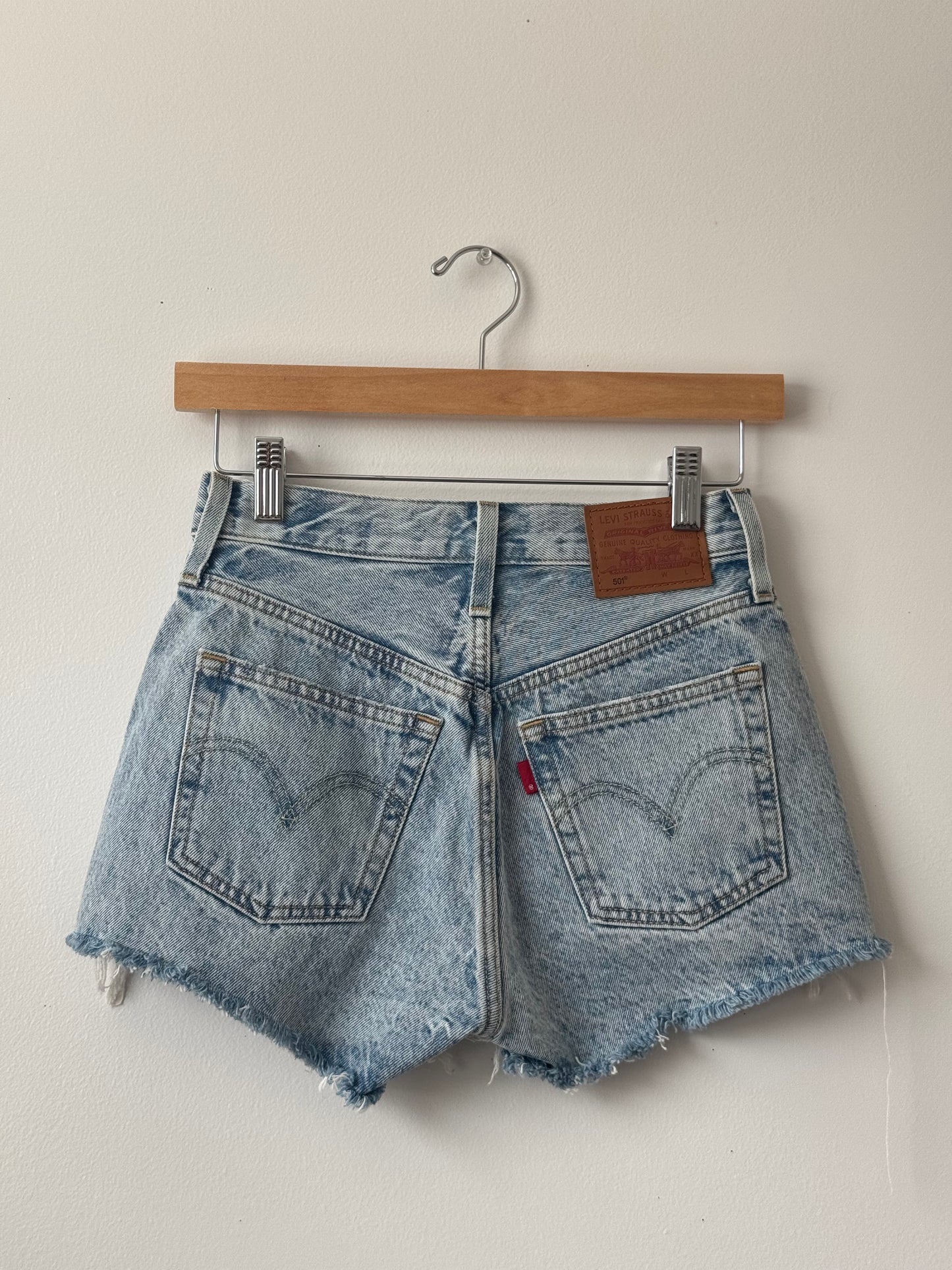 Levi’s 501 High Waisted Shorts SIZE 24 WAIST