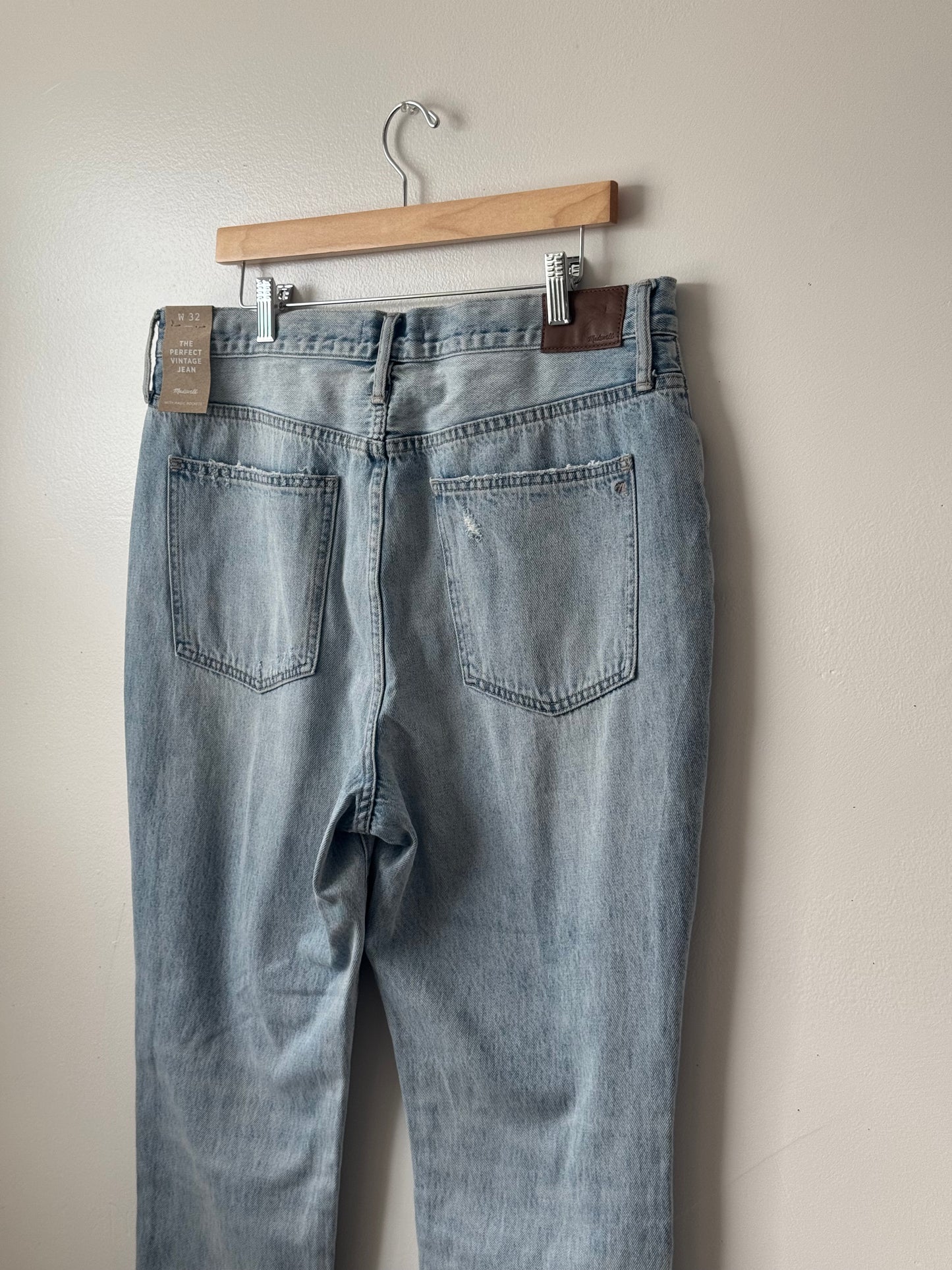 Madewell Perfect Vintage Jeans SIZE WAIST 32