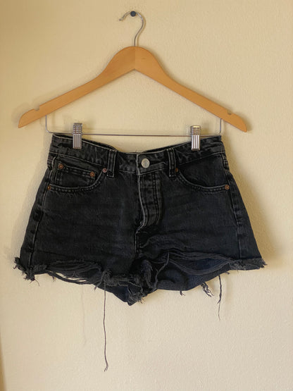 Black Zara Jean Shorts SIZE 0/2