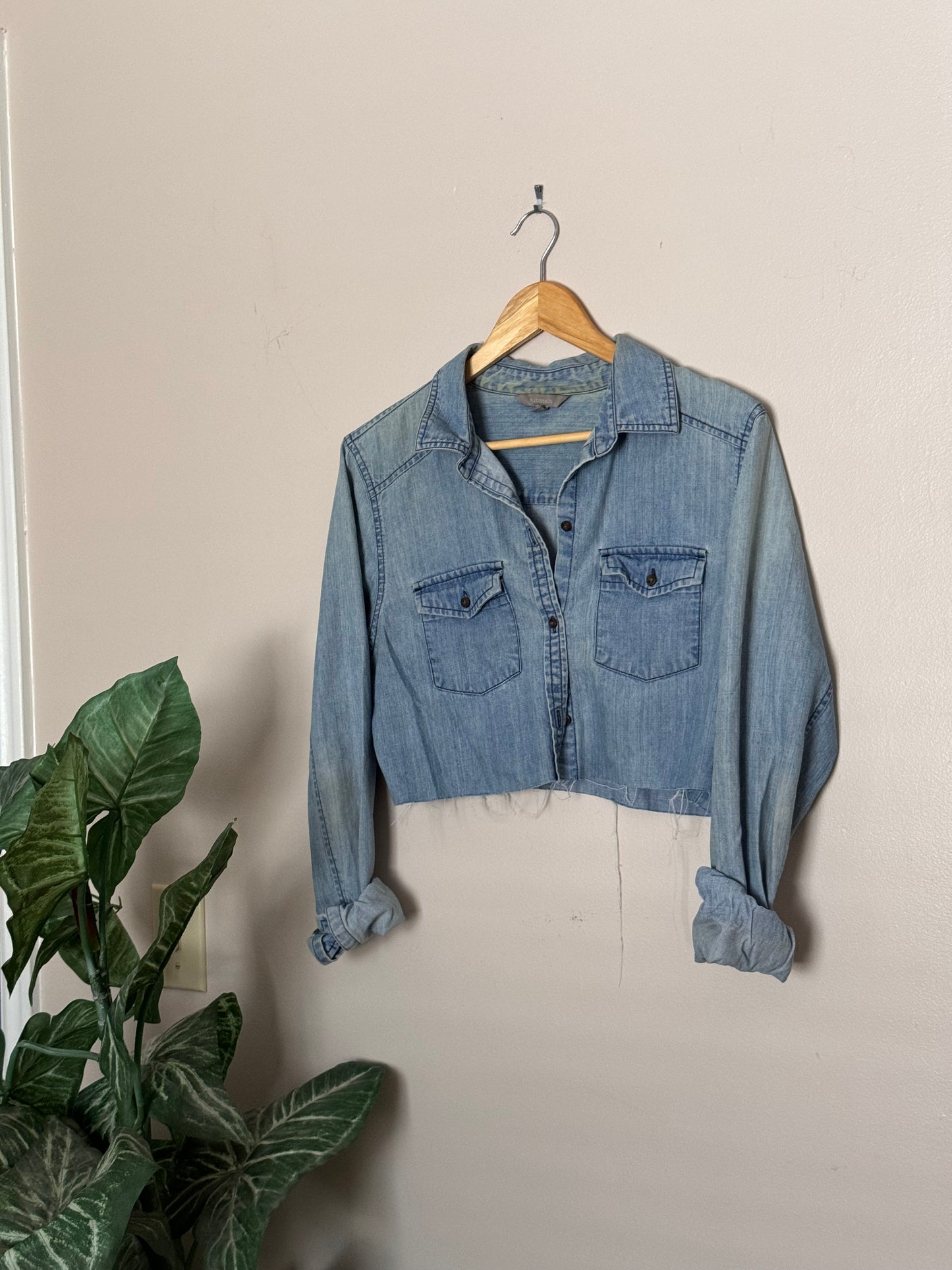 Jean Cropped Long Sleeve SMALL