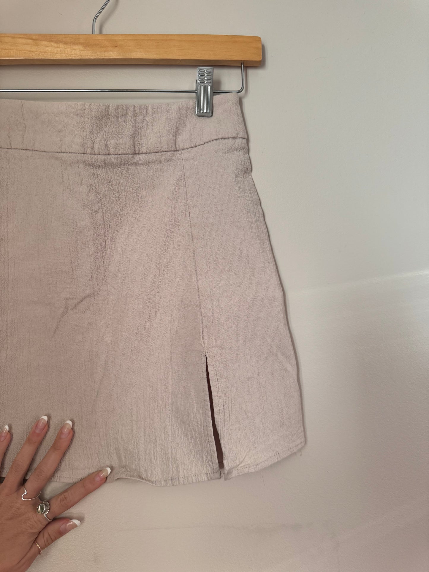 PRML Linen Mini Skirt SMALL