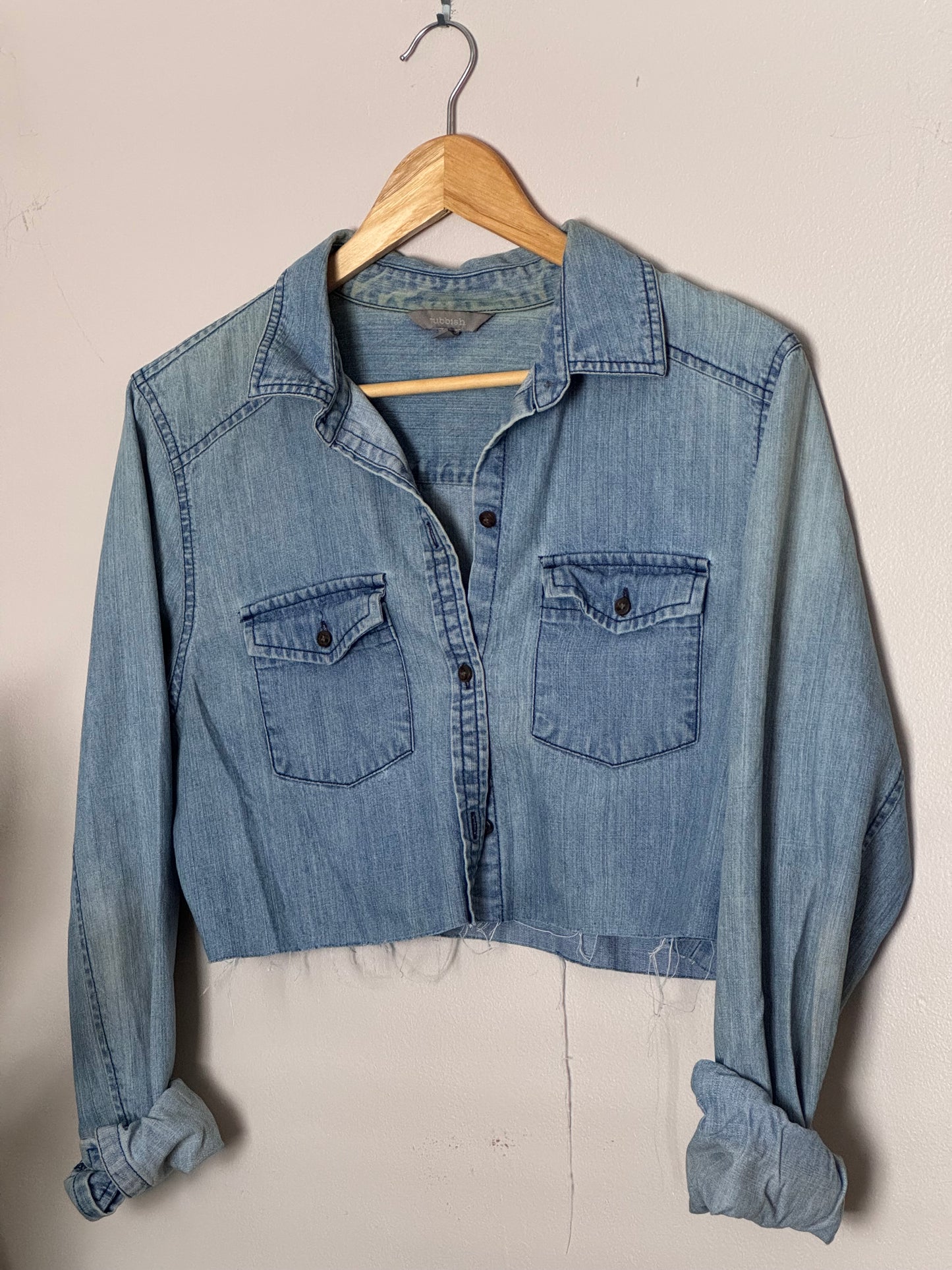 Jean Cropped Long Sleeve SMALL