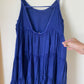 Blue Rustic Open Back Dress SMALL/MEDIUM