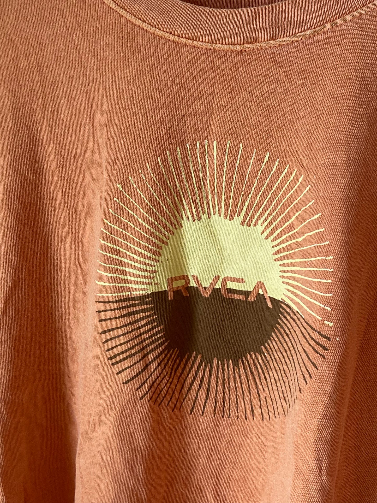 RVCA Sunset Cropped T-shirt MEDIUM