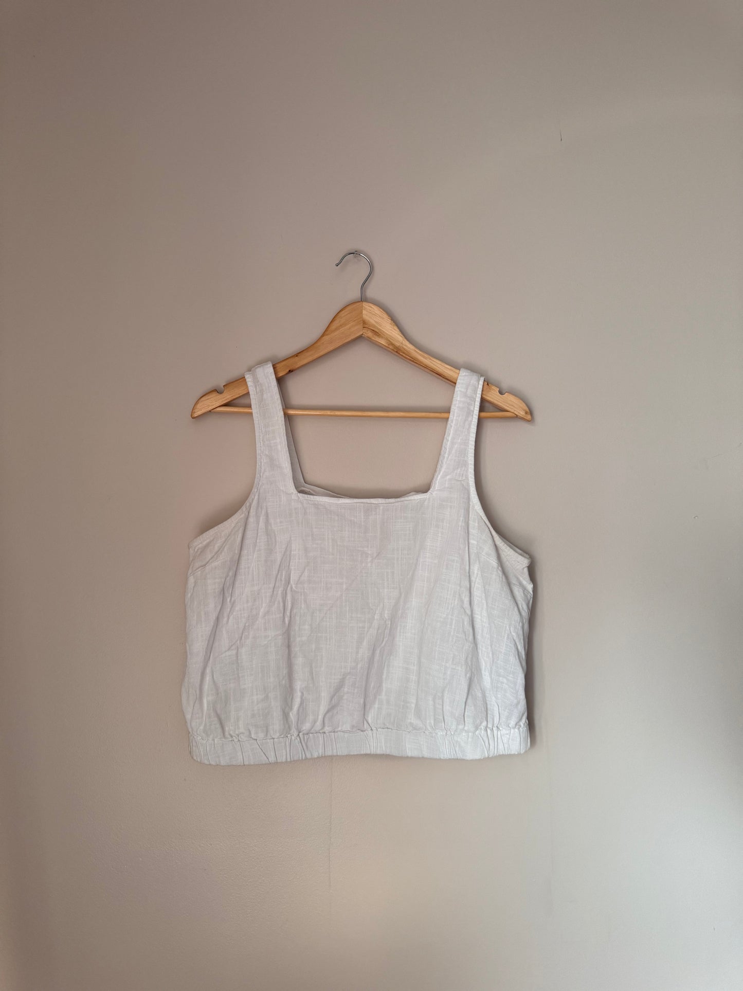 Ana Linen Tank Top LARGE