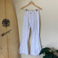 White High Waisted Flare Jeans SIZE 25