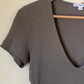 James Perse Soft Vneck SMALL