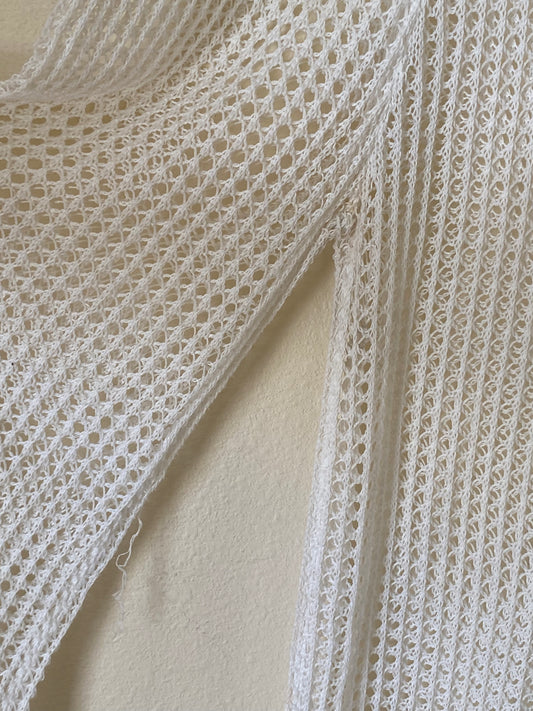 White Crochet Pants SMALL
