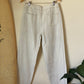 Off White Corduroy Ribbed Mom Jeans SIZE LARGE
