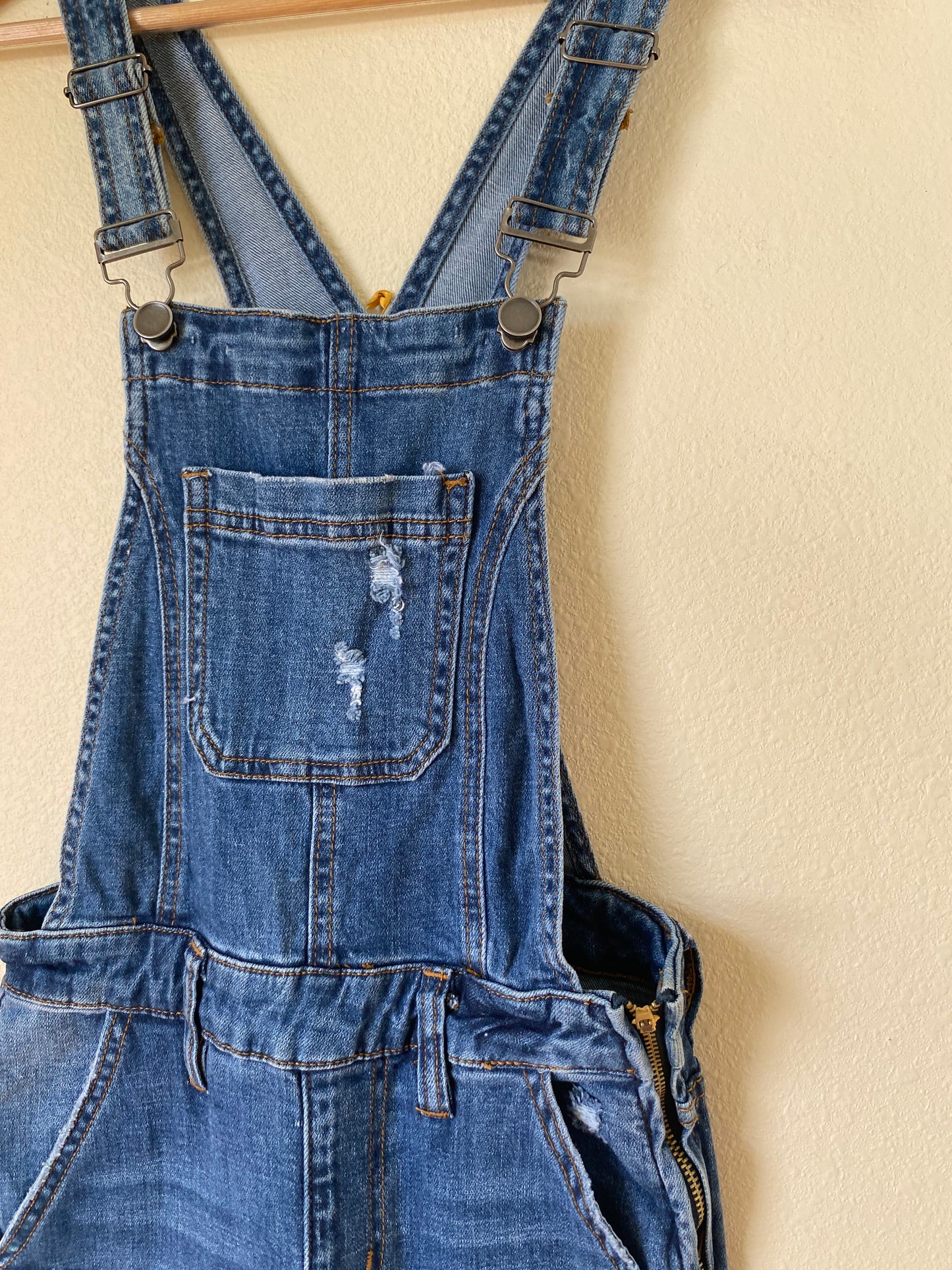 Fitted Flare Wide Leg Overalls XSMALL/SMALL