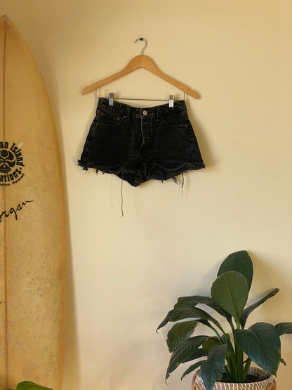 Black Zara Jean Shorts SIZE 0/2