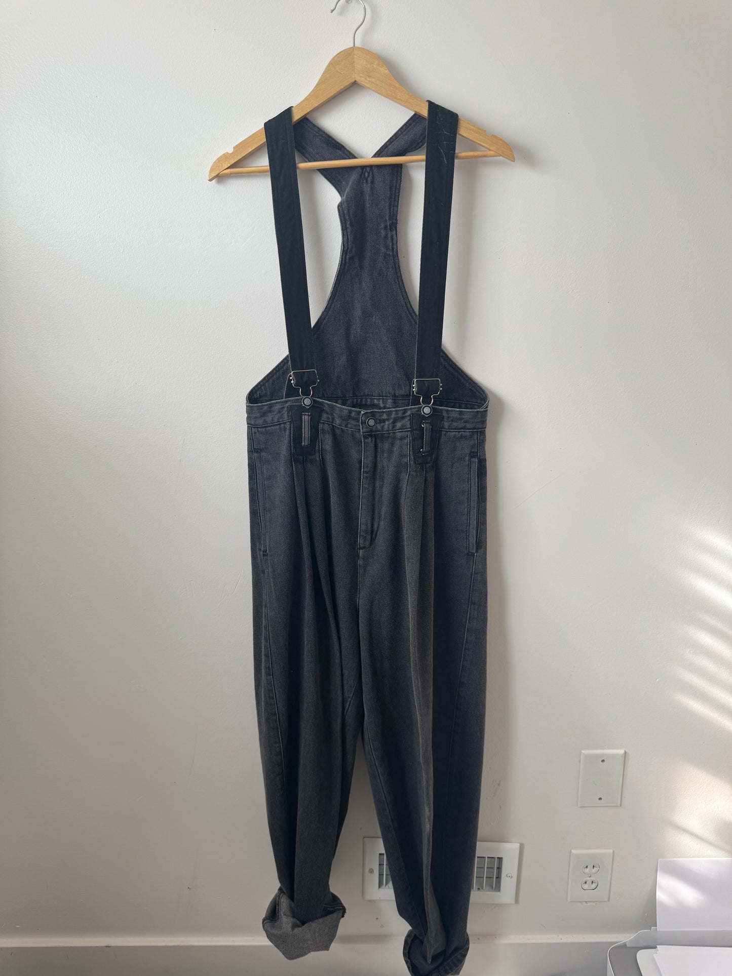 Oversized Retro Overalls SIZE 2XLARGE